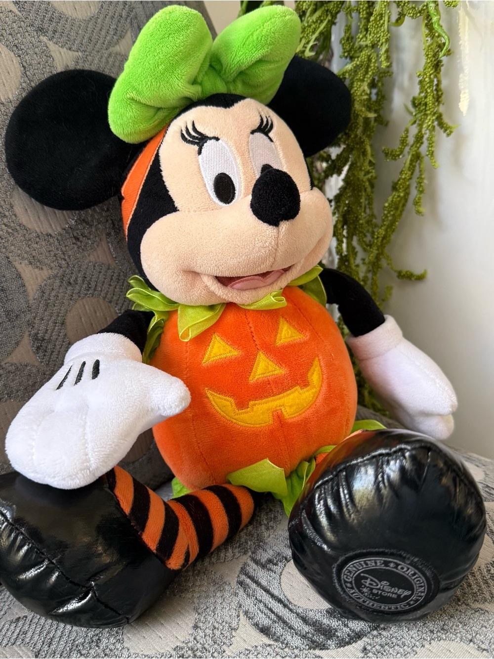 Disney Pumpkin HALLOWEEN  Mickey  Stuffed Toy